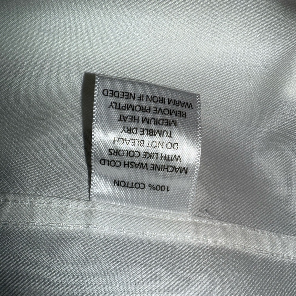 Men’s UNTUCKit White Long Sleeve Button Wrinkle Free Dress Shirt XL - Picture 7 of 7